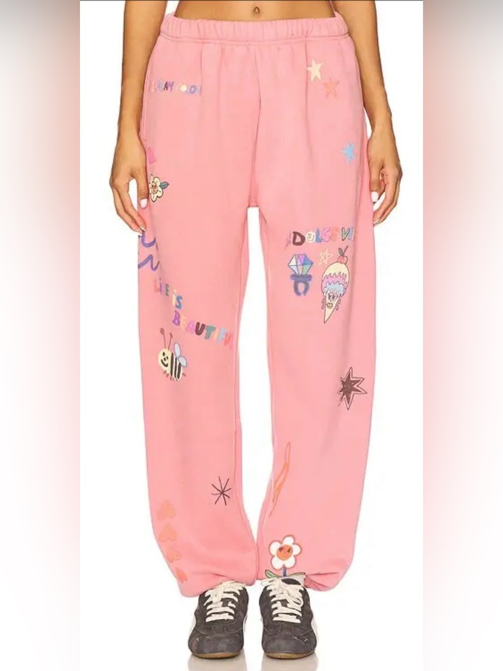 NWOT THE MAYFAIR GROUP
Somebody Loves You Sweatpants pink size M/L
